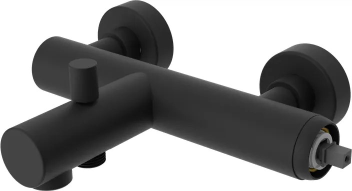 Sapho Sapho, ULTRAMIX telo nástennej vaňovej batérie, čierná mat, UT010B-1