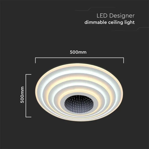 LED Stmievateľné stropné svietidlo LED/125W/230V 3000-6500K + DO
