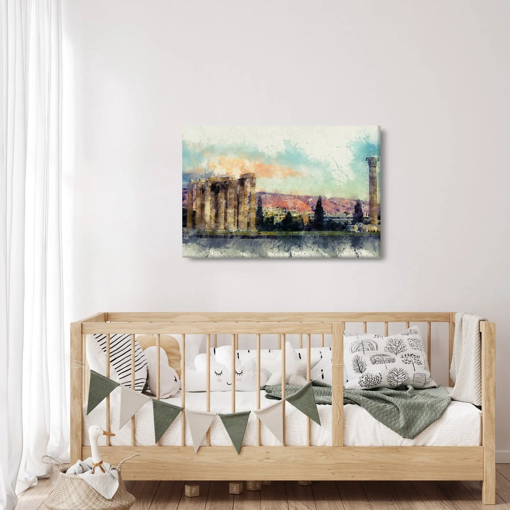 Obraz - Akropolis, Atény, Grécko (90x60 cm)