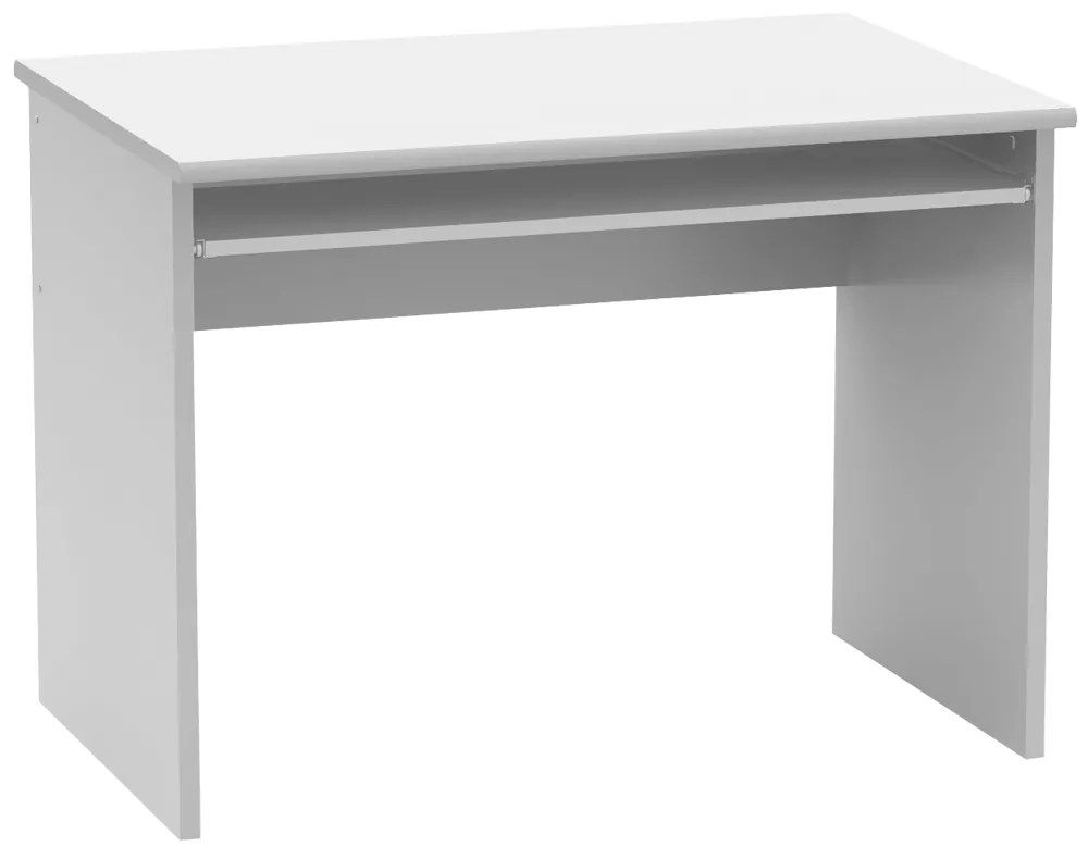 Písací stôl, biela, JOHAN 2 NEW 02