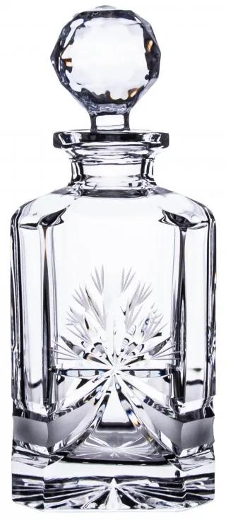 Onte Crystal Bohemia Crystal ručne brúsená karafa na whisky Mašľa 800 ml