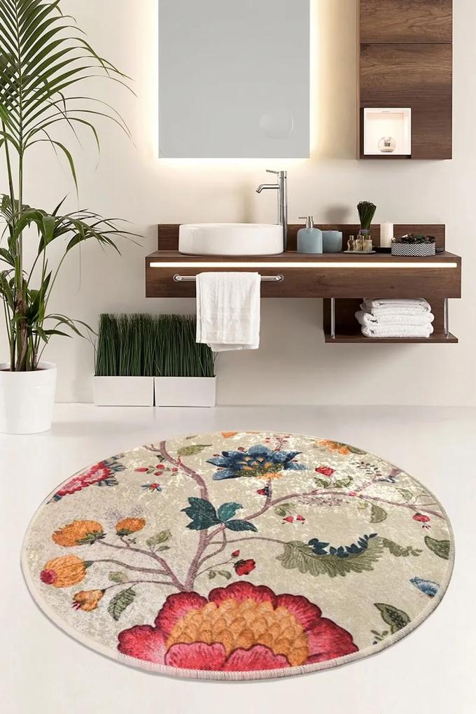 Koupelnový kobereček Arya kruh 100 cm