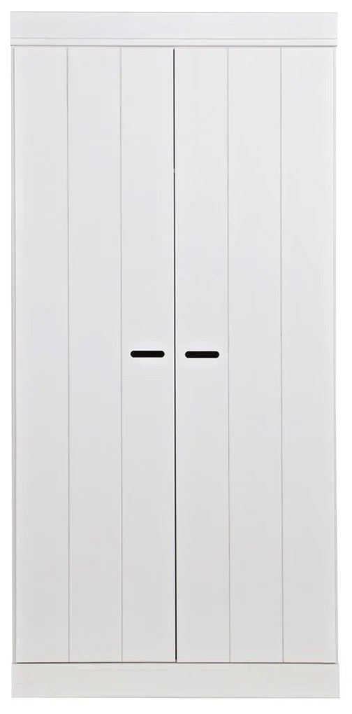 Drevená šatňová skriňa Connect Basic 195 × 94 × 53 cm