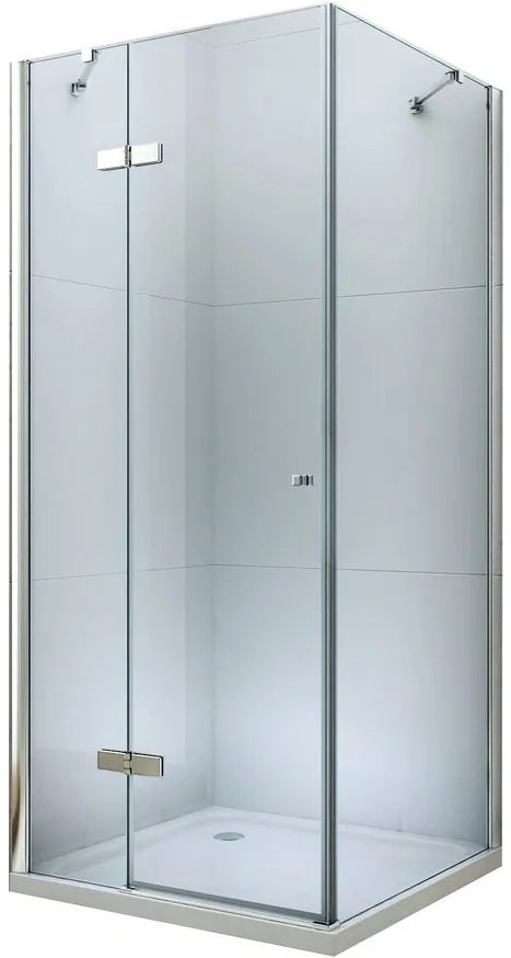 Mexen Roma, sprchovací kút 115 (dvere) x 50 (stena) cm, 6mm číre sklo, chrómový profil, 854-115-050-01-00