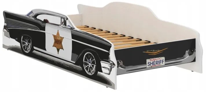 Exkluzívna detská posteľ pre mladého šerifa 140 x 70 cm