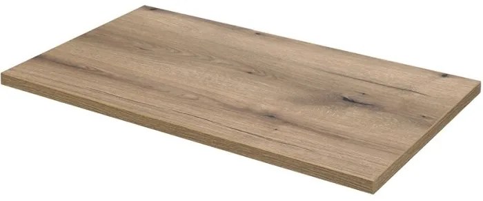 Závesná skrinka Iconic II s doskou a umývadlom 80 cm kašmír/dub coast evoke