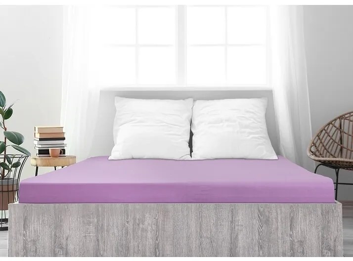 4Home jersey prestieradlo Ideál fialová, 140 x 200 cm