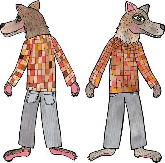 MARIONETINO – Vlk – bábka (výpredaj)