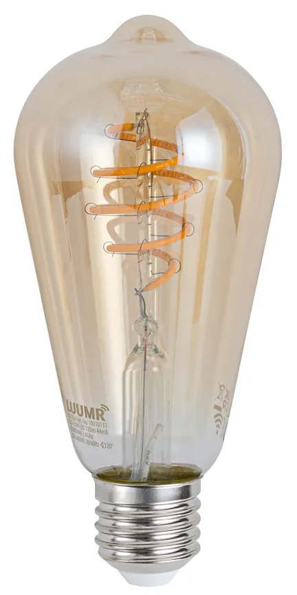 Sada 5 ks Inteligentné stmievateľné LED žiarovky E27 ST64 Jantárová 4,9 W 320 lm 2500 K