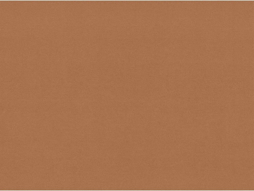 Oranžová čalúnená dvojlôžková posteľ s roštom 160x200 cm Aveline – Micadoni