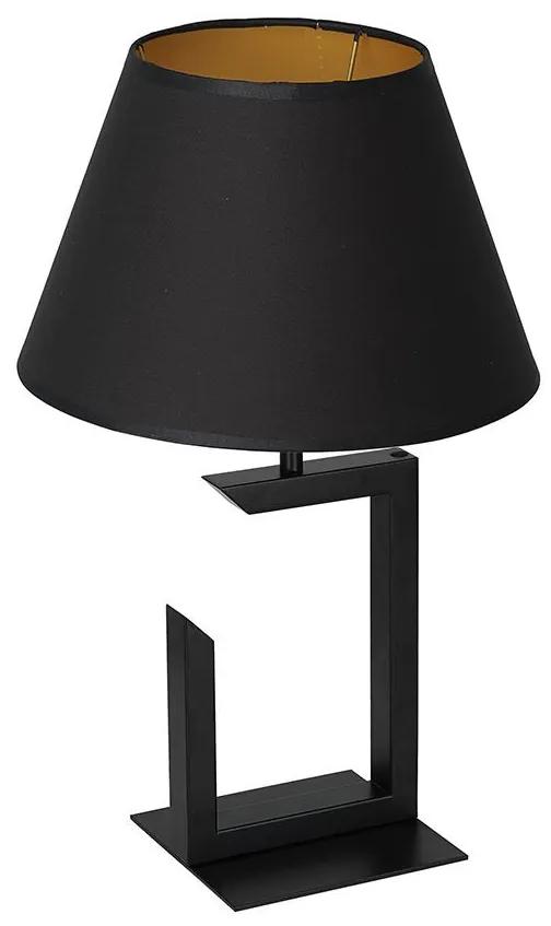 Luminex Stolná lampa 1xE27/60W/230V 45 cm čierna/zlatá LU3396