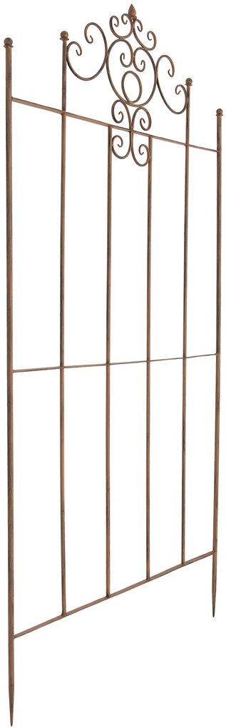 2x Mriežka na popínavé rastliny Paula - 180 x 85,5 cm - Hnedá antik