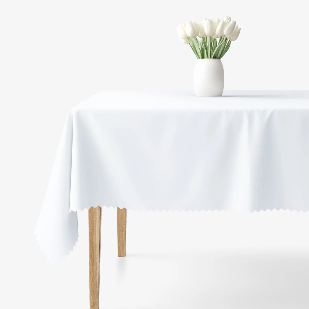 Goldea hranatý teflónový obrus - biely 120 x 180 cm