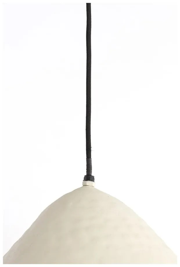 Krémové závesné svietidlo ø 32 cm Elimo – Light &amp; Living