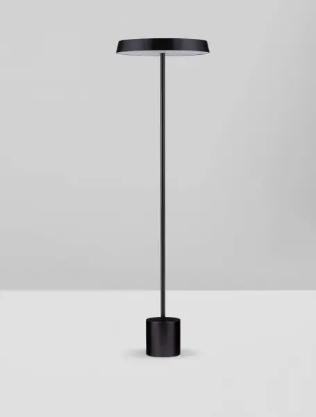 LED čierna stojaca lampa Vetro
