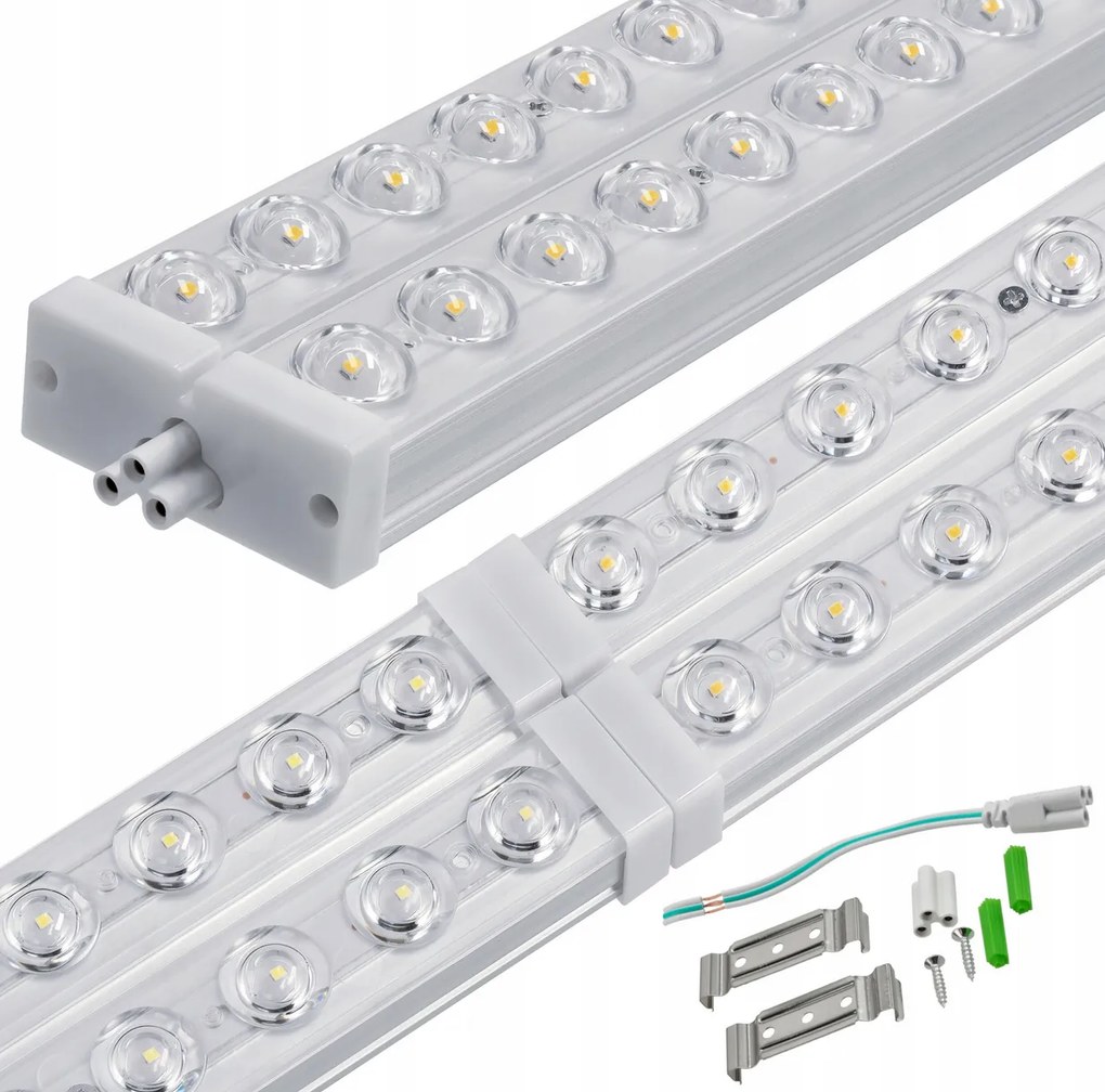 BERGE LED lampa NEPTUN 120cm - 72W - 7200lm - IP20 - 6000K - studená biela