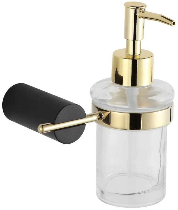 Mexen príslušenstvo, Aron dávkovač mydla, čierna/zlatá, 70881388-57