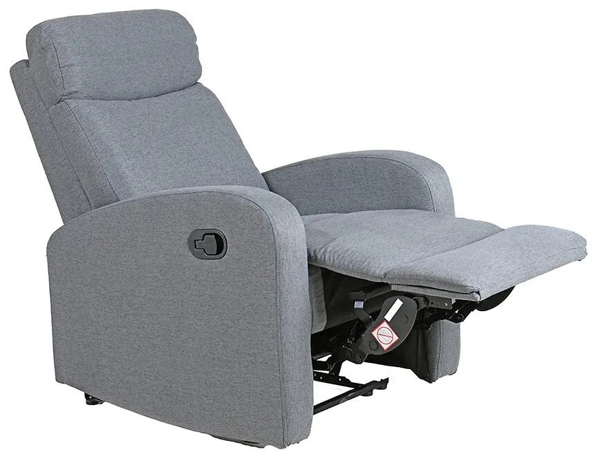 Kreslo Sophie sivá s relaxačnou funkciou