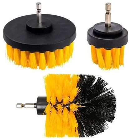 Drel Sada 3 kefiek na čistenie CON-ASN-9101