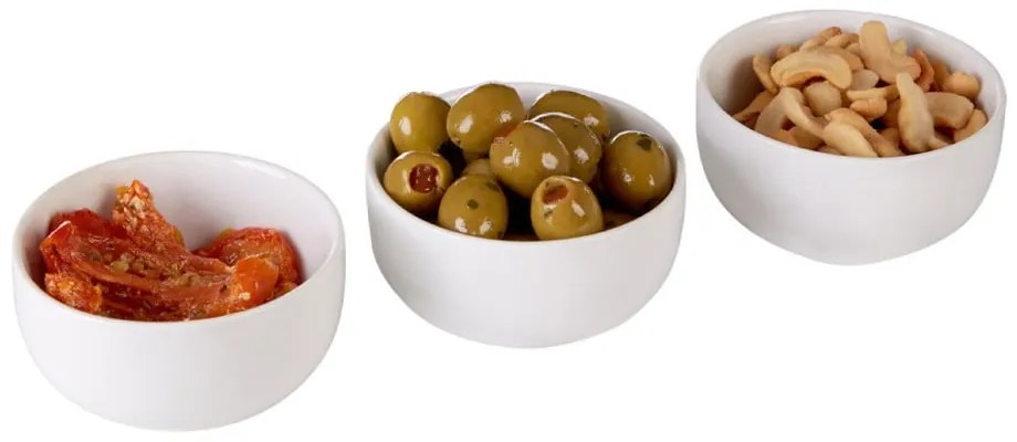 Biele porcelánové servírovacie misy v súprave 3 ks ø 8 cm Entree – Premier Housewares