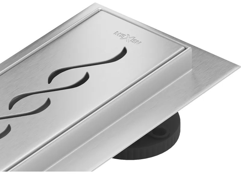 Mexen Flat 360 ° M18 rotačný lineárny odtok 60 cm, chróm - 1023060-40