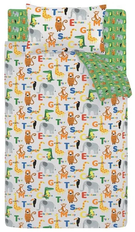 Detské obliečky do postieľky 120x150 cm Animal Magic – Catherine Lansfield