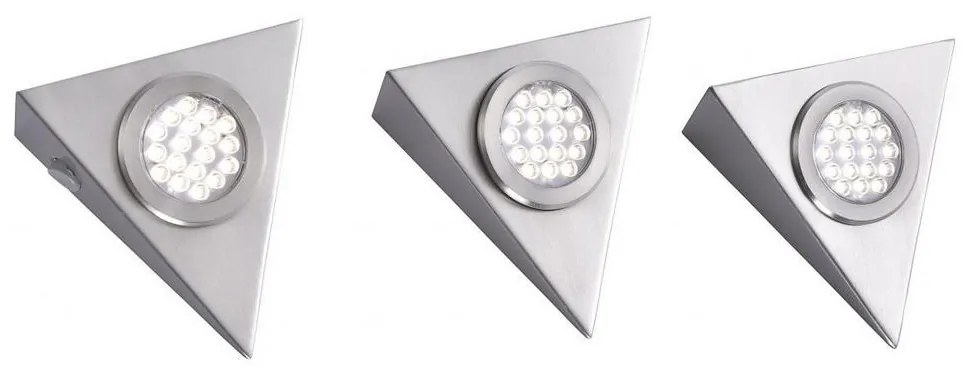 Paul Neuhaus 1119-55-3 - SADA 3x LED Osvetlenie nábytku so senzorom LED/2,5W/230V