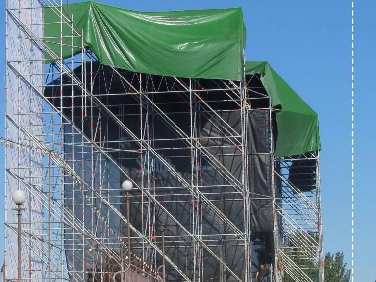 JAGO Plachta 650 g/m², hliníkové oká, zelená, 4 x 8 m