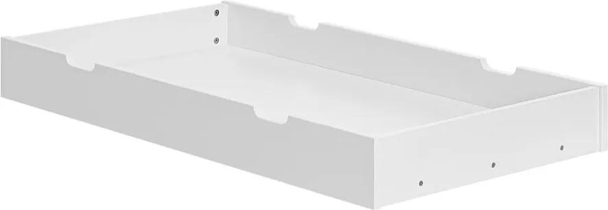 Biela zásuvka pod postieľku Pinio Marseille, 60 × 120 cm