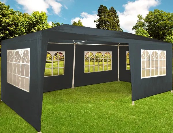 Jurhan-Garden Párty-stan antracitový 3 x 6 m UV ochrana 50+