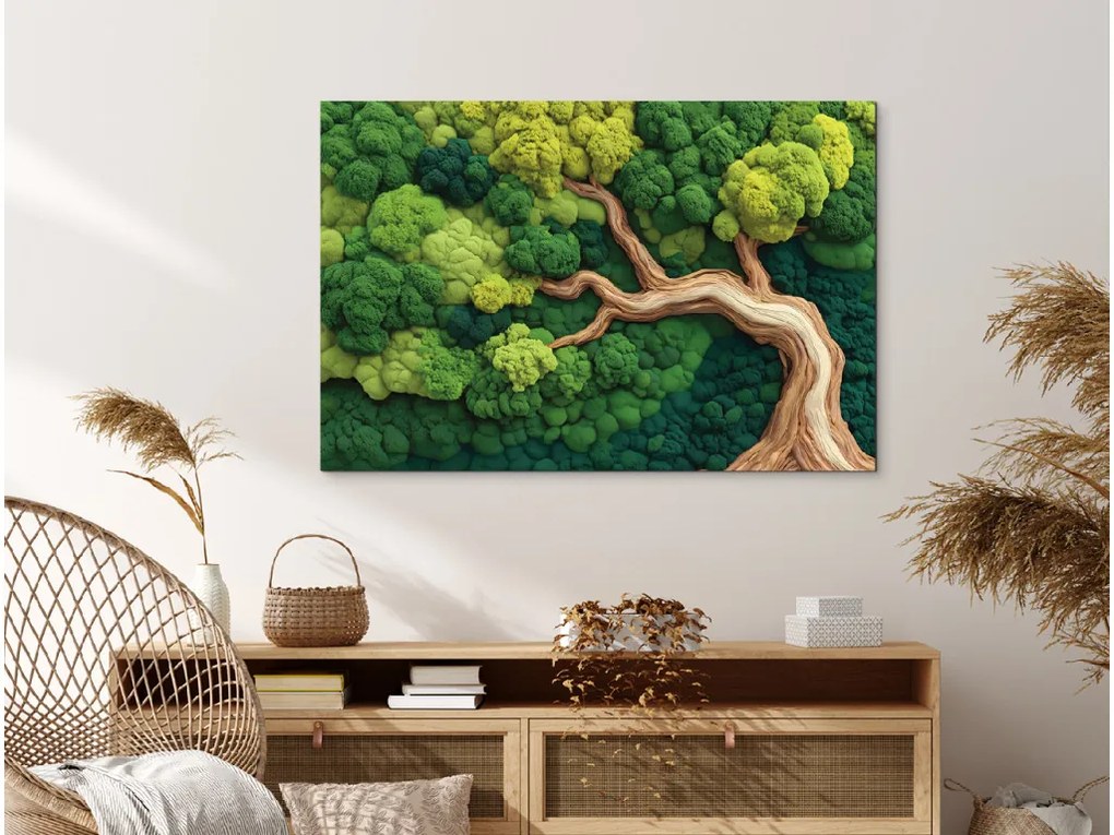 drevko |  Machový obraz Opora (UV tlač)  45 x 675 cm