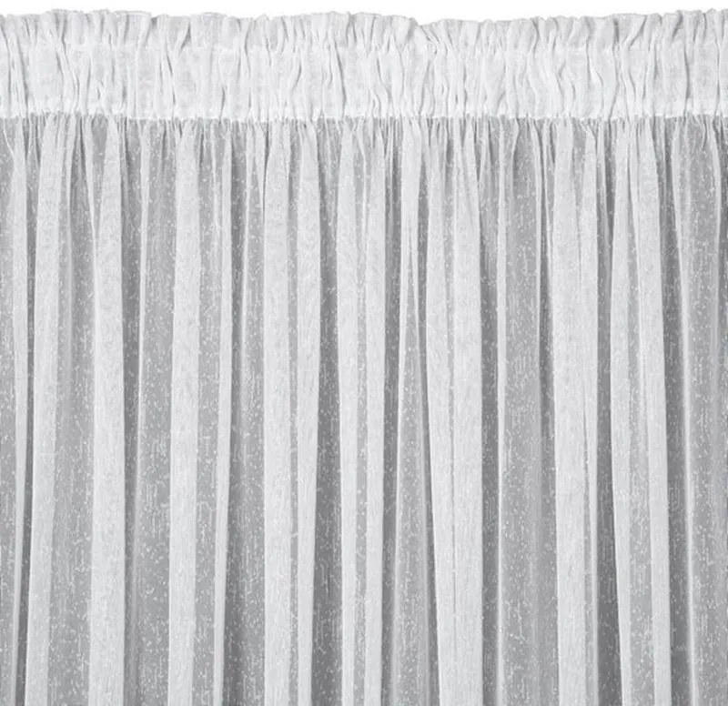 Biela záclona na páske IDA 300x250 cm