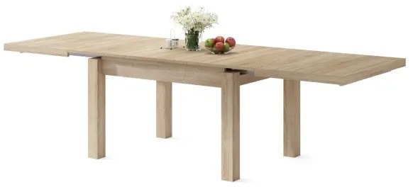 Rozkladací jedálenský stôl RALF dub sonoma pre 12 osôb