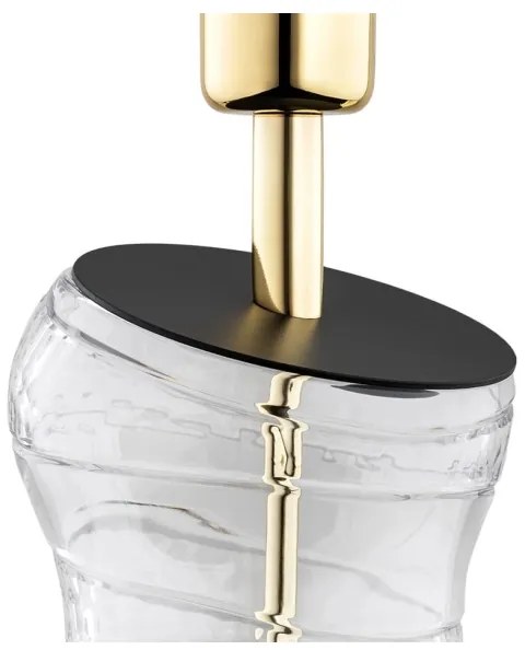 Argon 8036 - Stolná lampa VENETO 1xE27/15W/230V biela/mosadz/čierna