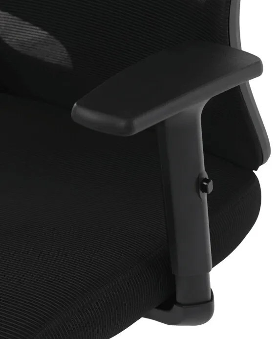 Autronic BONTEC Kancelárska stolička, výškovo nastaviteľná, čierna sieťovina, KA-R216 BK Farba: Čierna