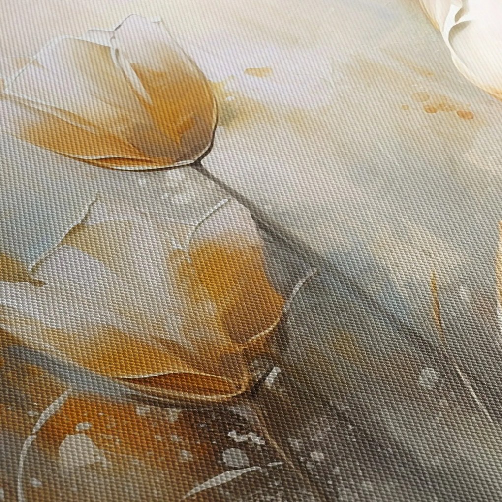 Obraz - Maľba tulipánov (120x50 cm)