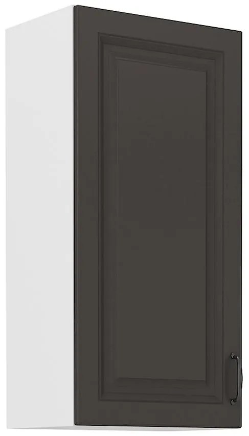 Kuchynská skrinka STILO grafit mat/biely 45g-90 1f