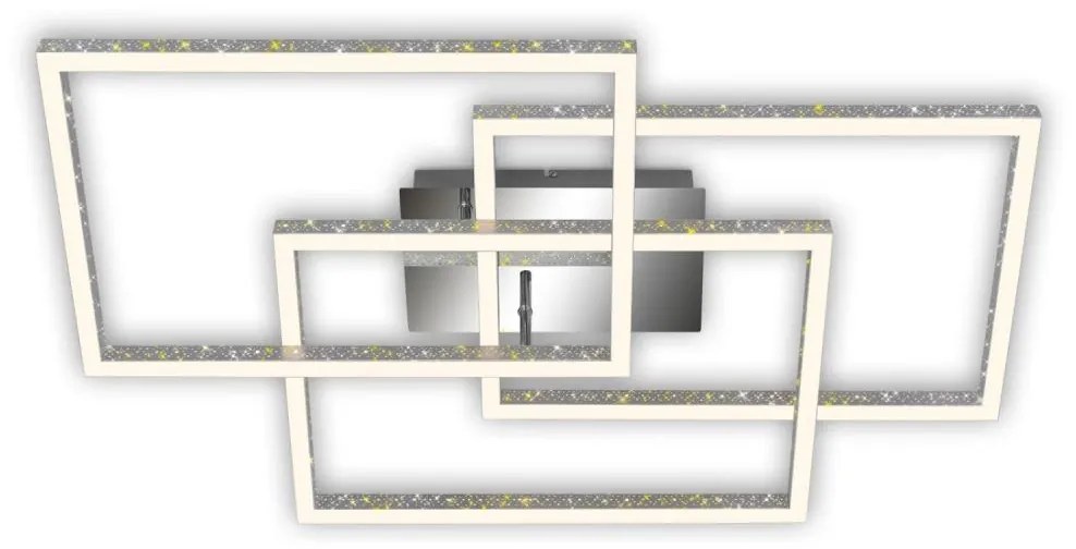 Brilo - LED Stmievateľné stropné svietidlo FRAME LED/57W/230V 3000K matný chróm BL1831