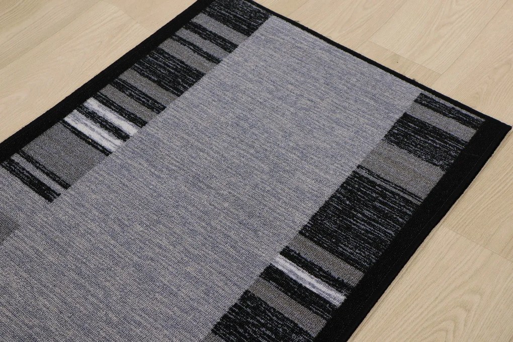 Berfin Dywany, Protišmykový behúň na mieru Zel 1016 Silver (Grey), šíre 120 cm, šedá, chodba / predsieň