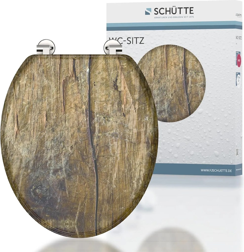 Eisl Sanitär WC sedadlo MDF Solid Wood 80024