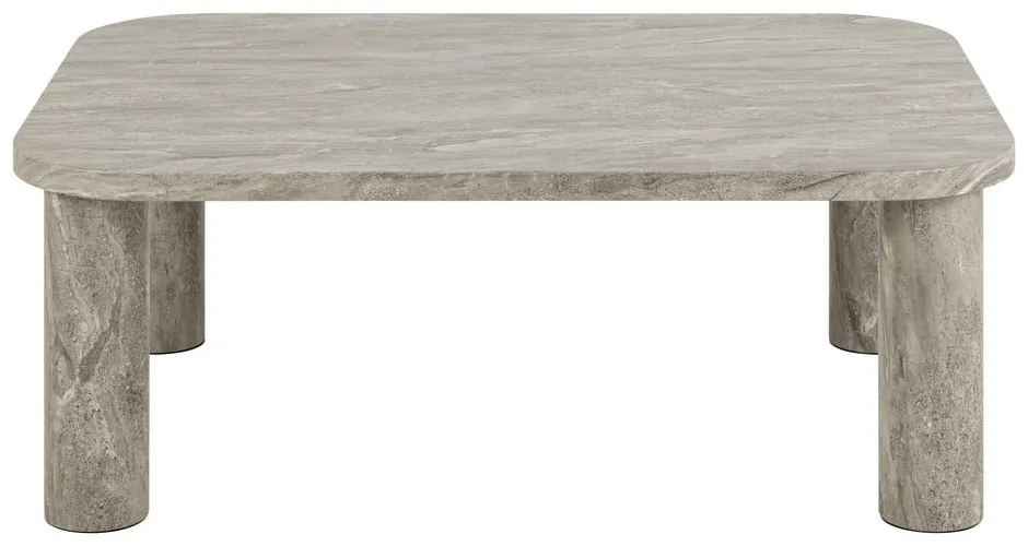 Svetlosivý konferenčný stolík v dekore mramoru 75x100 cm Solano – Actona