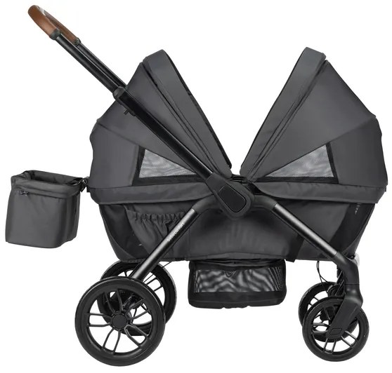 Kočík pre dve deti Helios Mineral Graphite