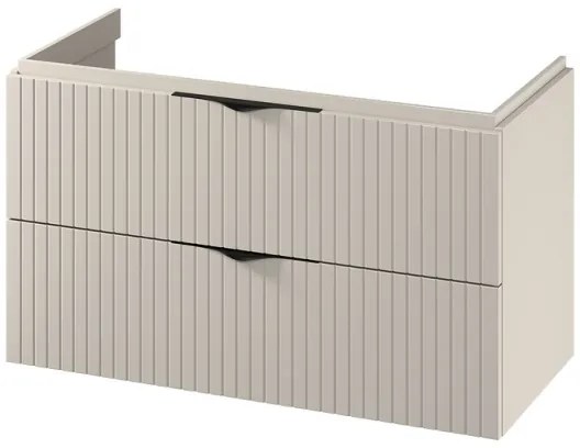 Cersanit S1015-013 - Závesná kúpeľňová skrinka pod umývadlo TIRSO 100x45 cm béžová