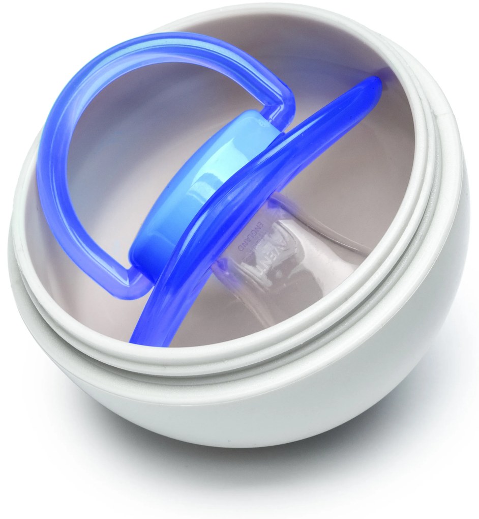 Škatuľky na cumlík 2 ks - ružová/sivá