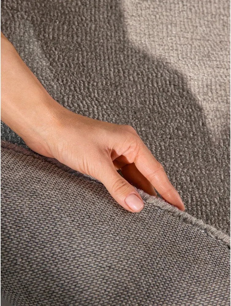 Sivý ručne tkaný koberec s prímesou vlny 125x200 cm Kari Organic – Villeroy&amp;Boch