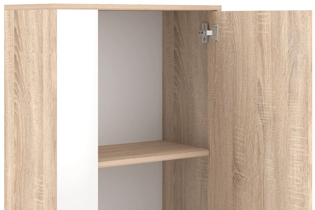 Obývacia stena Berno dub Sonoma/biela