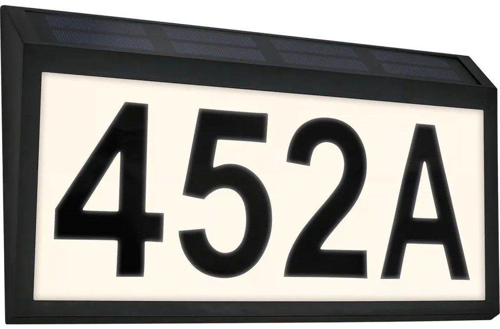 Briloner 3797015 - LED solárne domové číslo LED/0,5W/1,2 IP44