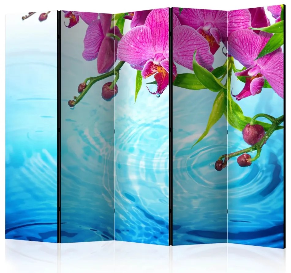 Artgeist Paraván - Orchids over Water II [Room Dividers]