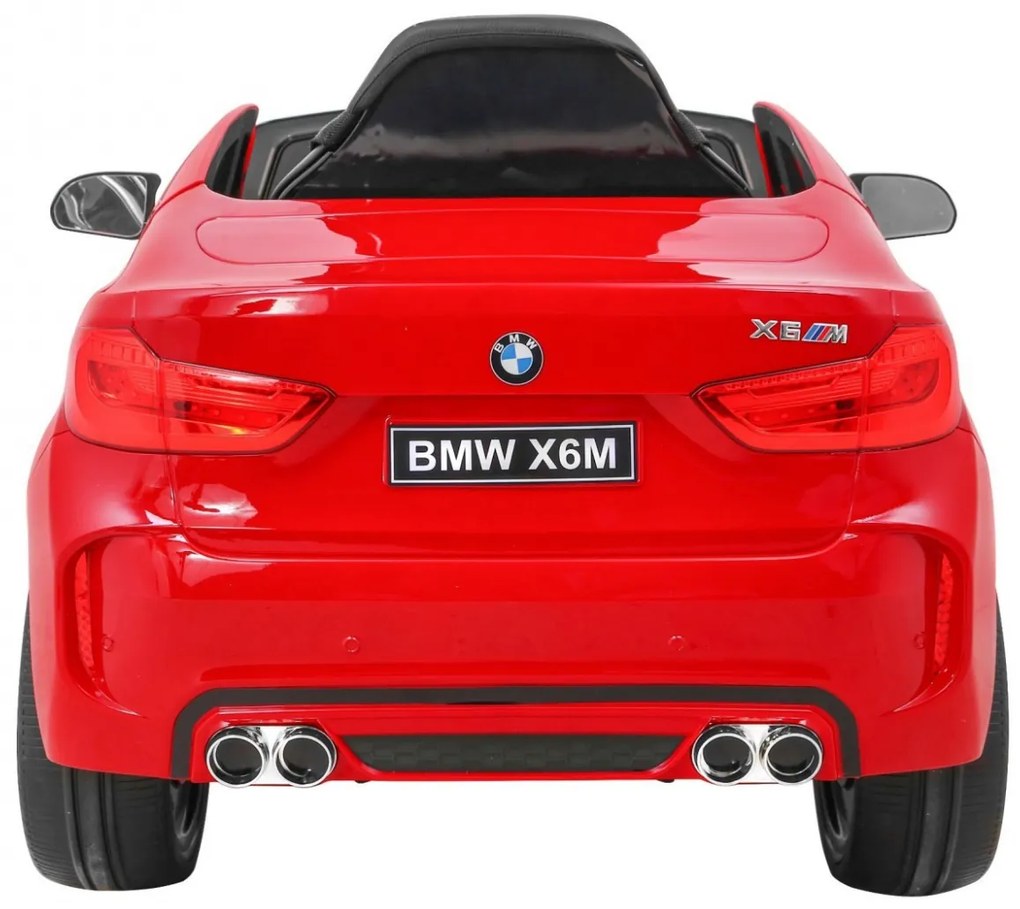 Elektrické autíčko BMW X6 M lakované - červené