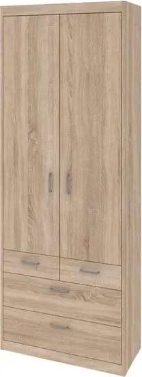 Skriňa so zásuvkami Mega 76, dub sonoma